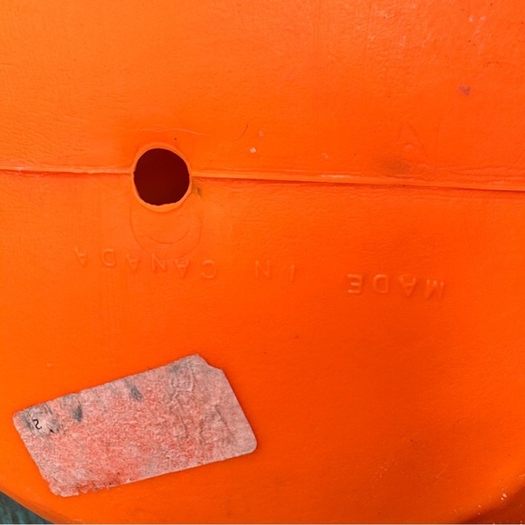 Vintage Halloween Large Pumpkin Blow Mold 21” Jack o' Lantern - Picture 6 of 10